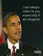 Senator Barack Obama addresses the crowd after becoming the first African-American president-elect in U.S. history.